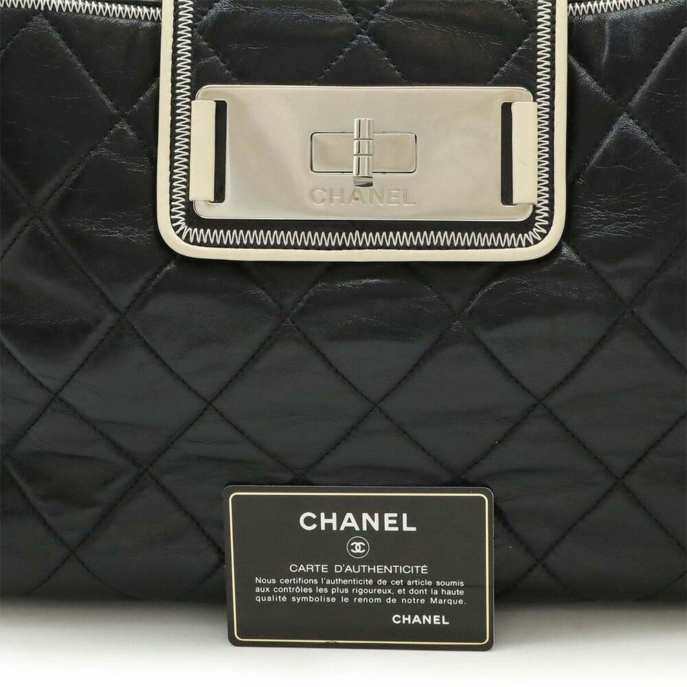 CHANEL Black Leather Tote Bag - Picture 9 of 9
